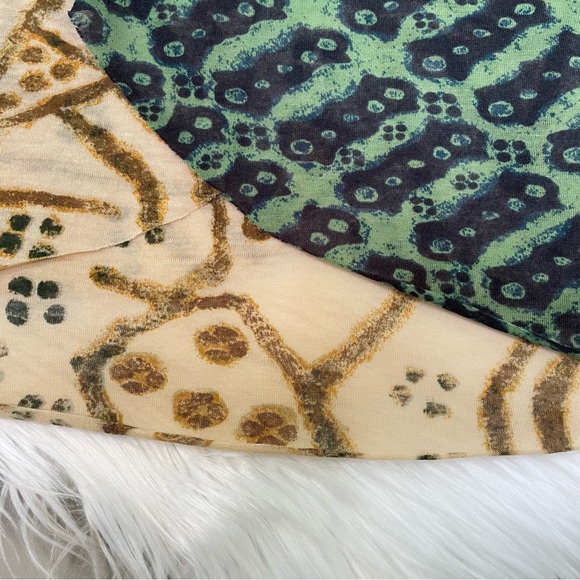 Anthropologie Vanessa Virginia Layered Foliage Shell Tank Top - Picture 12 of 12